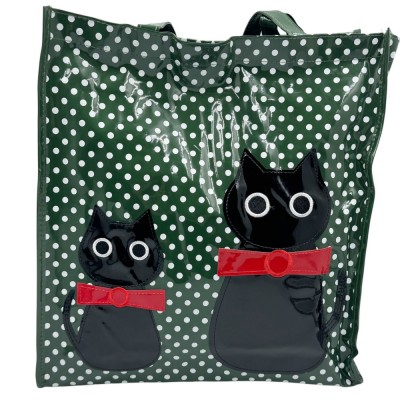 SHOPPING BAG ΓΑΤΑ 01-9000 ΠΡΑΣΙΝΗ