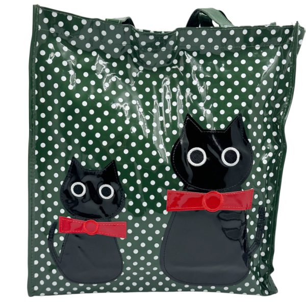 SHOPPING BAG ΓΑΤΑ 01-9000 ΠΡΑΣΙΝΗ