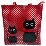 SHOPPING BAG ΓΑΤΑ 01-9000 ΚΟΚΚΙΝΗ 1