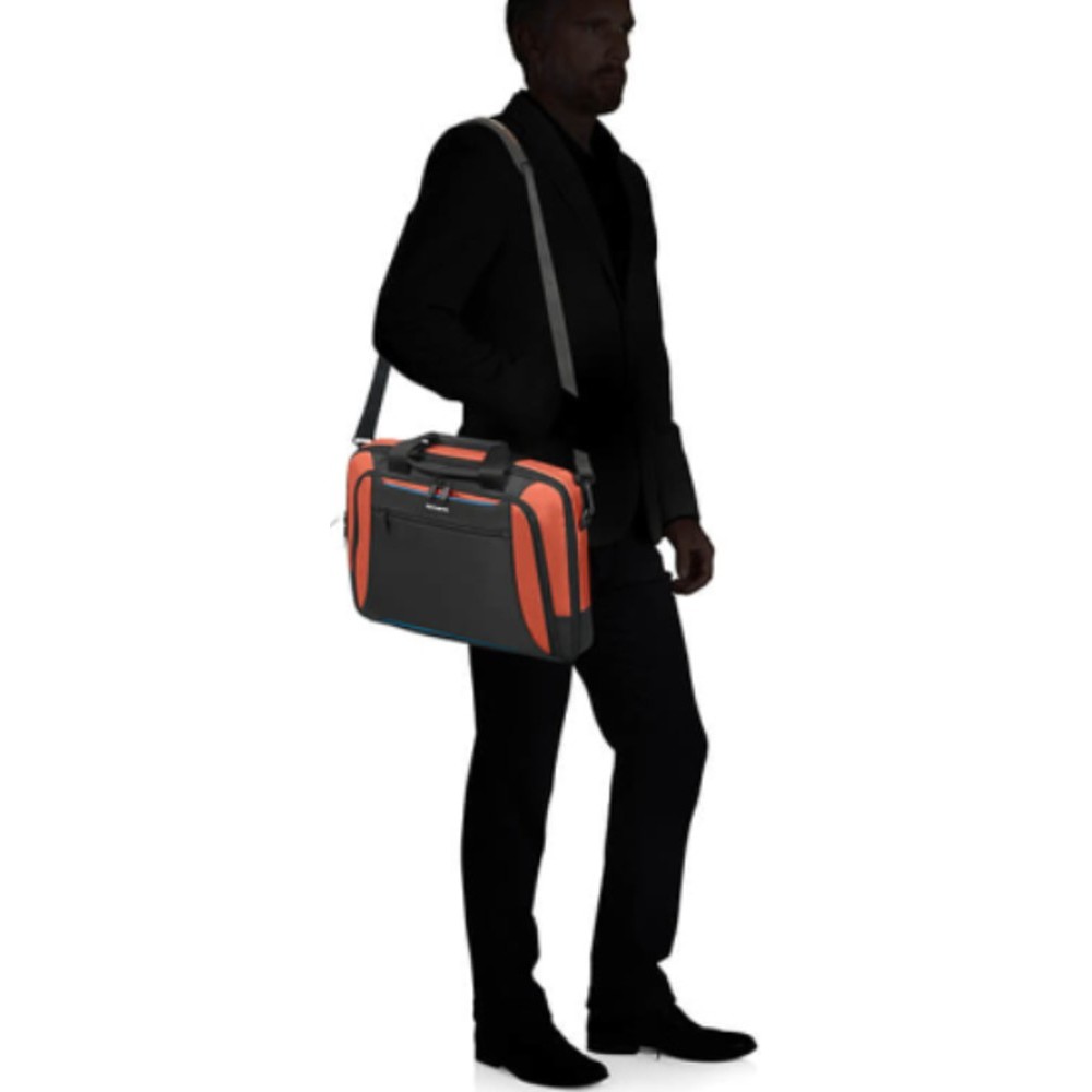 Samsonite KLEUR Χαρτοφύλακας Laptop Bailhandle15.6" 108939-7185 Πορτοκαλί