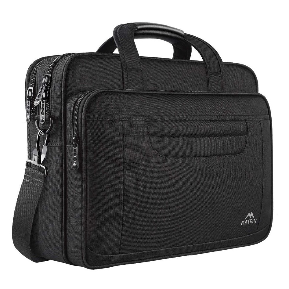 Matein 1172 Professional 17” Black Briefcase Bags