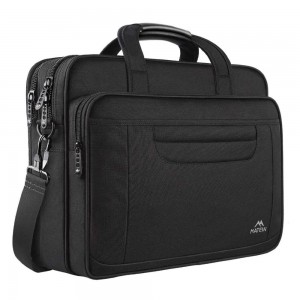 Matein 1172 Professional 17” Black Briefcase Bags