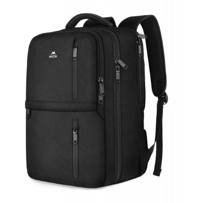 Matein 1197 Backpack Σακίδιο Πλάτης 17,3'' Μαύρο