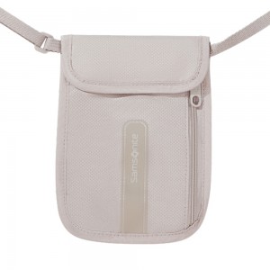 Samsonite 157361-2857 Ta Revolution Neck Pouch Ταξιδιωτικό Τσαντάκι RFID Μπεζ