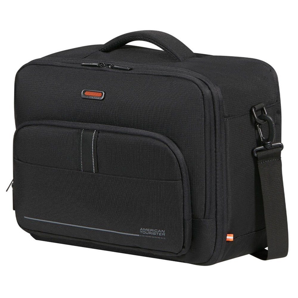 American Tourister 160122-1041 At Work 3-Way Boarding Bag 15.6" Επαγγελματική-Ταξιδιωτική Τσάντα Μαύρη Τσάντες