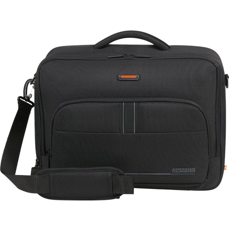 American Tourister 160122-1041 At Work 3-Way Boarding Bag 15.6" Επαγγελματική-Ταξιδιωτική Τσάντα Μαύρη American tourister