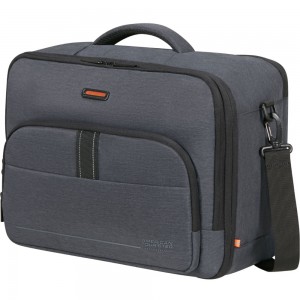 American Tourister 160122-8412 At Work 3-Way Boarding Bag 15.6" Επαγγελματική-Ταξιδιωτική Τσάντα Γκρι(Grey Melange) Τσάντες