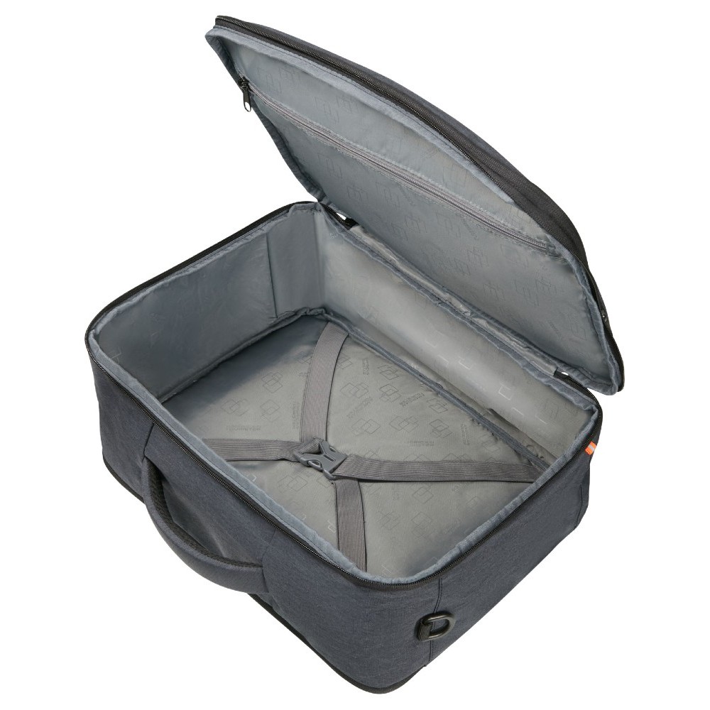 American Tourister 160122-8412 At Work 3-Way Boarding Bag 15.6" Επαγγελματική-Ταξιδιωτική Τσάντα Γκρι(Grey Melange) Τσάντες