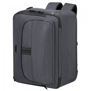 American Tourister 160122-8412 At Work 3-Way Boarding Bag 15.6" Επαγγελματική-Ταξιδιωτική Τσάντα Γκρι(Grey Melange) Τσάντες