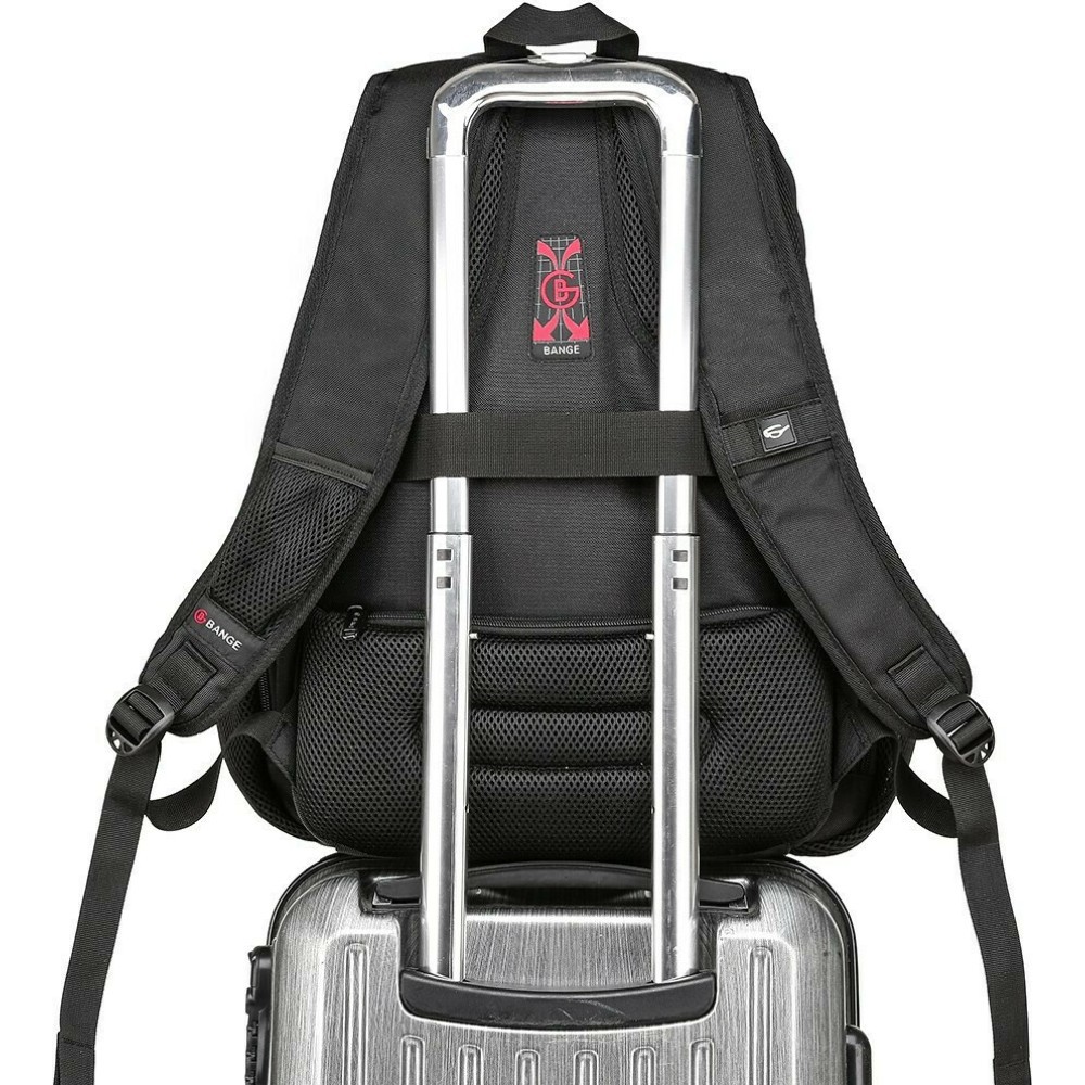 Bange Backpack Σακίδιο Πλάτης 17.3" Heavy Duty 1901 Μαύρο Τσάντες