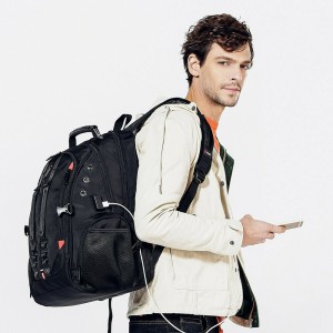 Bange Backpack Σακίδιο Πλάτης 17.3" Heavy Duty 1901 Μαύρο Τσάντες