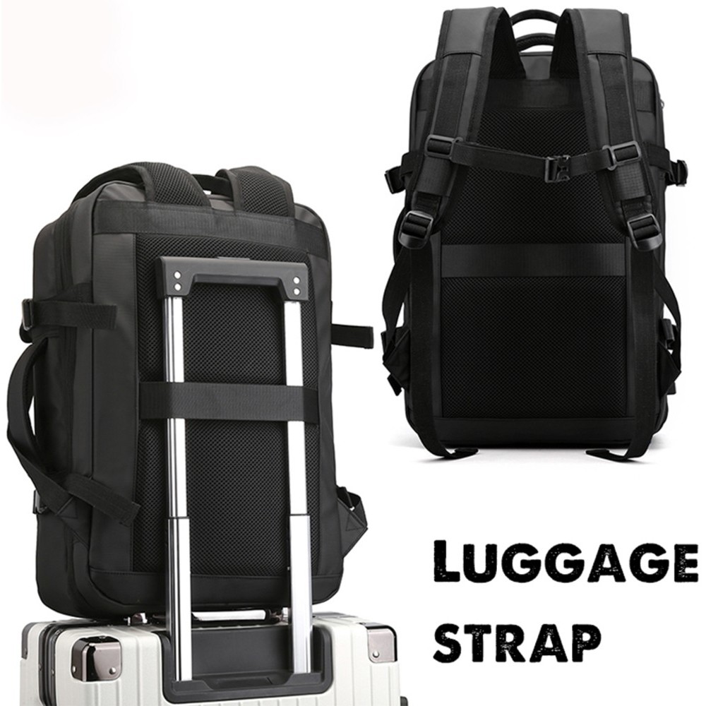 Forecast 1904 Τσάντα Πλάτης Backpack 15.6" Μαύρη Τσάντες