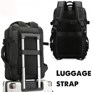 Forecast 1904 Τσάντα Πλάτης Backpack 15.6" Μαύρη Τσάντες