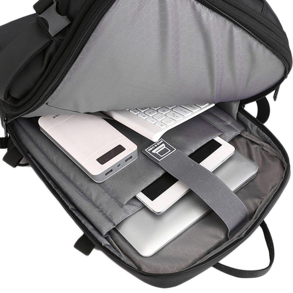 Forecast 1904 Τσάντα Πλάτης Backpack 15.6" Μαύρη Τσάντες