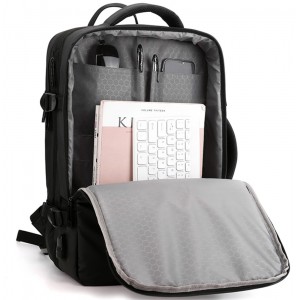 Forecast 1904 Τσάντα Πλάτης Backpack 15.6" Μαύρη Τσάντες