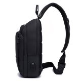 Bange Cross Bodybag/Ανδρική Τσάντα Στήθους 1911 Μαύρη 5