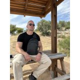 Bange Cross Bodybag/Ανδρική Τσάντα Στήθους 1911 Μαύρη 2