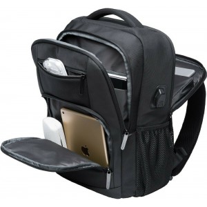 Bange Τσάντα Πλάτης / Backpack 15.6" 1921 Μαύρη Τσάντες