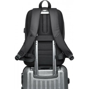 Bange Τσάντα Πλάτης / Backpack 15.6" 1921 Μαύρη Τσάντες