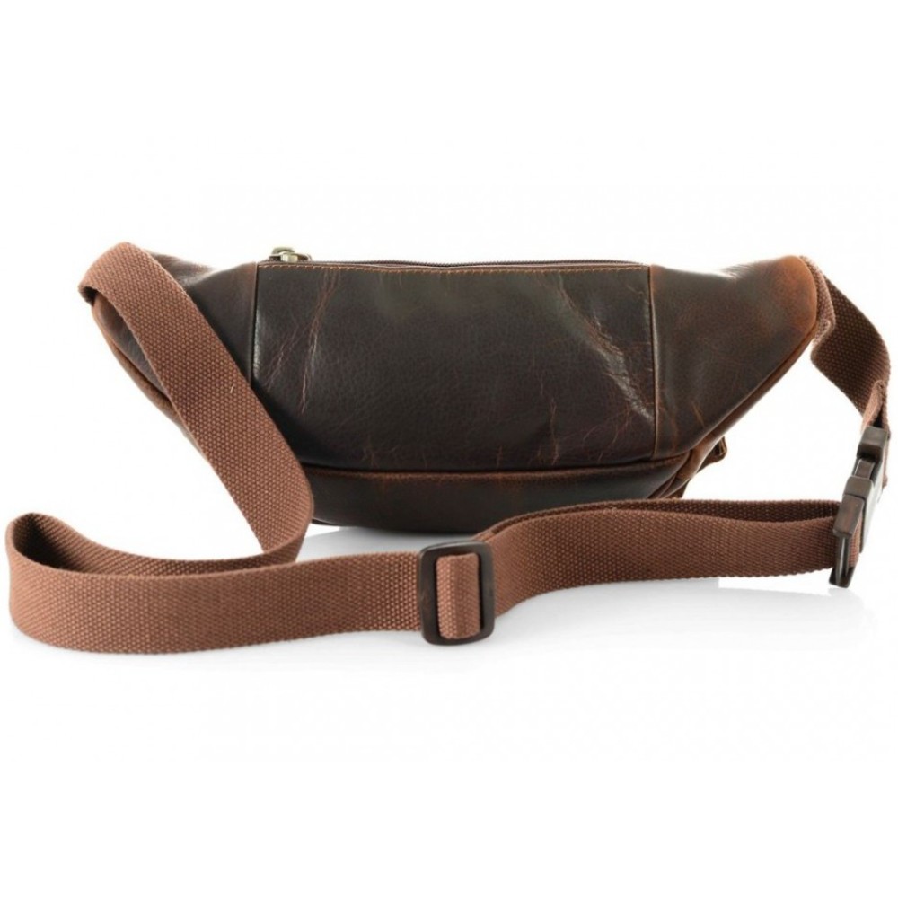 KION 2179 KARA ΔΕΡΜΑΤΙΝΟ ΤΣΑΝΤΑΚΙ ΜΕΣΗΣ ΤΑΜΠΑ