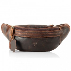 KION 2179 KARA ΔΕΡΜΑΤΙΝΟ ΤΣΑΝΤΑΚΙ ΜΕΣΗΣ ΤΑΜΠΑ