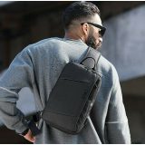 Bange Cross Bodybag/Ανδρική Τσάντα Στήθους 22002 Μαύρη 2
