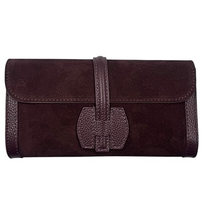 DOMUS 25265 Γυναικείος Φάκελος Δέρμα Ιταλίας Deep Burgundy