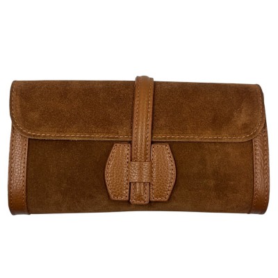 DOMUS 25265 Γυναικείος Φάκελος Δέρμα Ιταλίας Ταμπά 