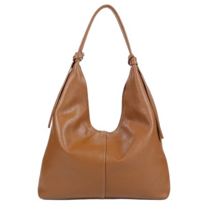 DOMUS 25267 Γυναικεία Τσάντα Ώμου Δέρμα Ιταλίας Ταμπά