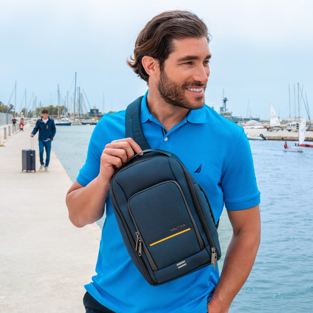 Nautica 2735 Cross Bodybag/Ανδρική Τσάντα Στήθους POLY 6.5lt Μπλε Τσάντες