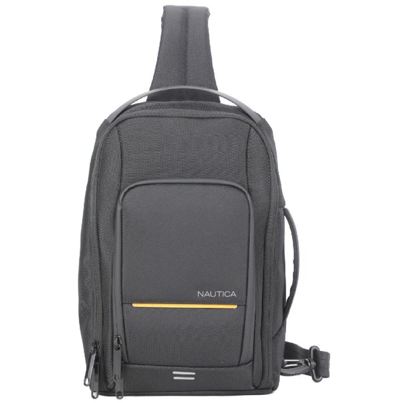 Nautica 2736 Cross Bodybag/Ανδρική Τσάντα Στήθους POLY 6.5lt Ανθρακί NAUTICA