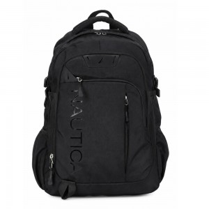 Nautica 2739 Σακίδιο Πλάτης Backpack Μαύρο Τσάντες