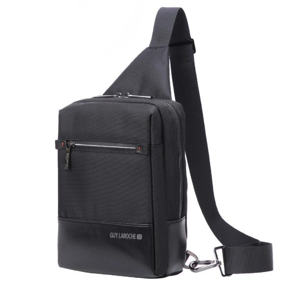 Guy Laroche 2756 Cross Bodybag/Ανδρική Τσάντα Στήθους Μαύρη