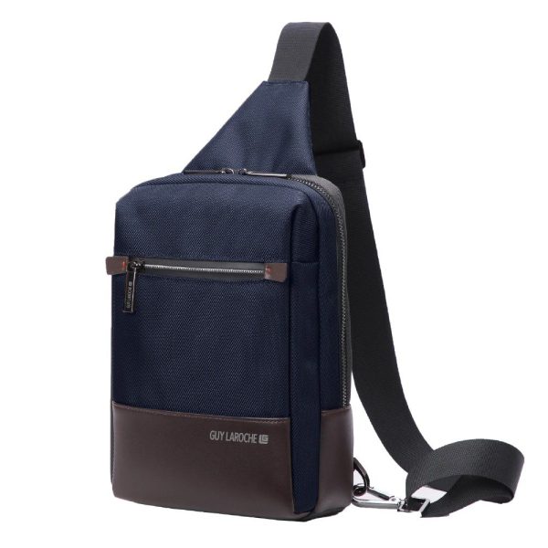 Guy Laroche 2757 Cross Bodybag/Ανδρική Τσάντα Στήθους Μπλε