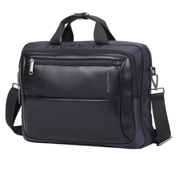 Nautica 2759 Επαγγελματική Τσάντα Ώμου / Χειρός για Laptop 15.6" Μαύρη