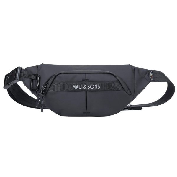 Maui & Sons 2768 Τσαντάκι Μέσης / Crossbody Bag Μαύρο