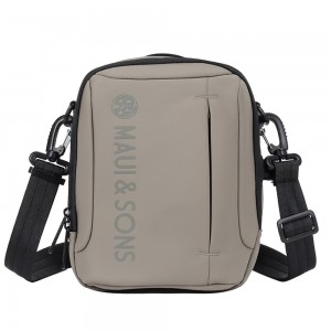 Maui & Sons 2775 Τσάντα Ώμου / Χιαστί Γκρι Τσάντες