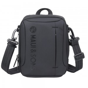 Maui & Sons 2777 Τσάντα Ώμου / Χιαστί Μαύρο Τσάντες