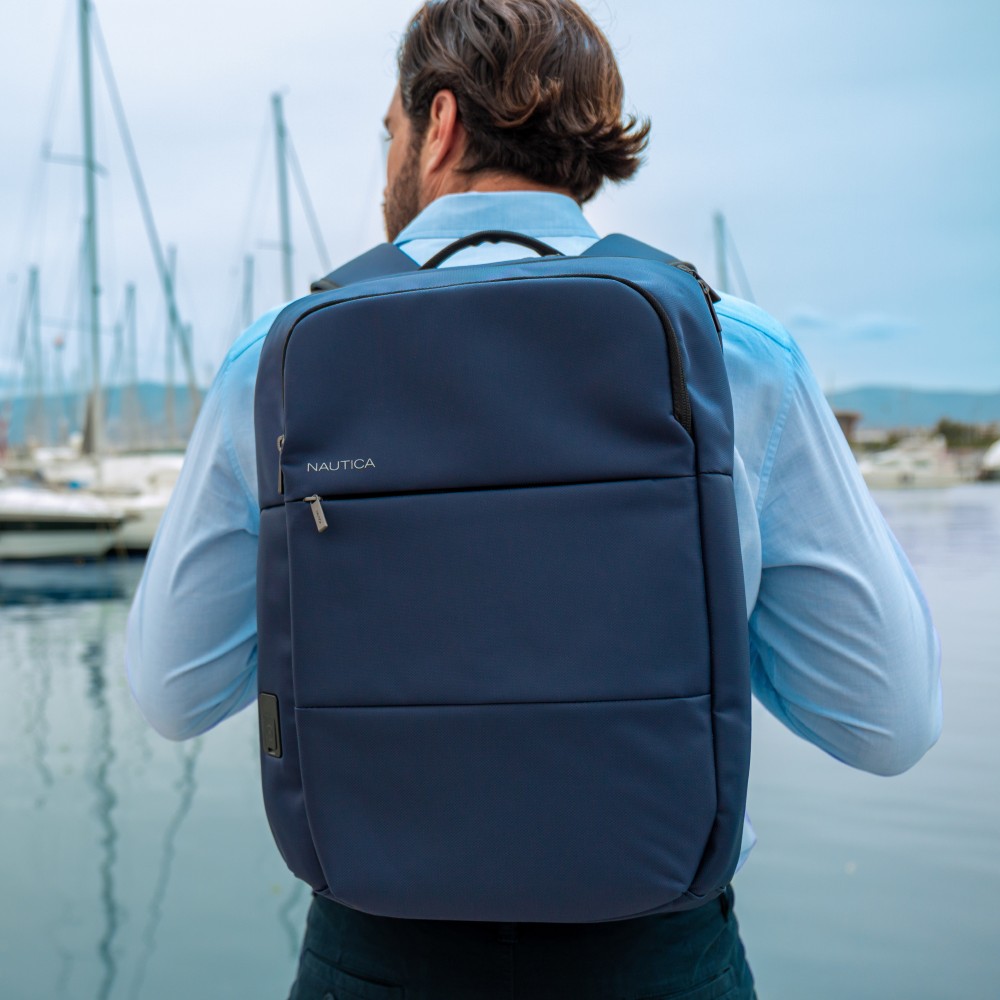 Nautica 2942 Σακίδιο Πλάτης Backpack 15.6" Μπλε Τσάντες