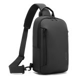 Bange 3077 Cross Bodybag/Ανδρική Τσάντα Στήθους Μαύρη 2