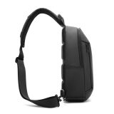 Bange 3077 Cross Bodybag/Ανδρική Τσάντα Στήθους Μαύρη 4