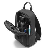 Bange 3077 Cross Bodybag/Ανδρική Τσάντα Στήθους Μαύρη 5