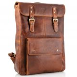 KION 31008 Kara Δερμάτινο Σακίδιο Πλάτης Backpack καφέ 3