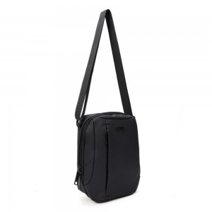 RCM 3573 Ανδρική Τσάντα Χιαστή Μαύρη Τσάντες