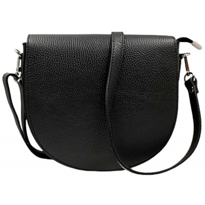 DOMUS Γυναικεία Τσάντα δέρμα Ιταλίας 40001984 Μαύρη