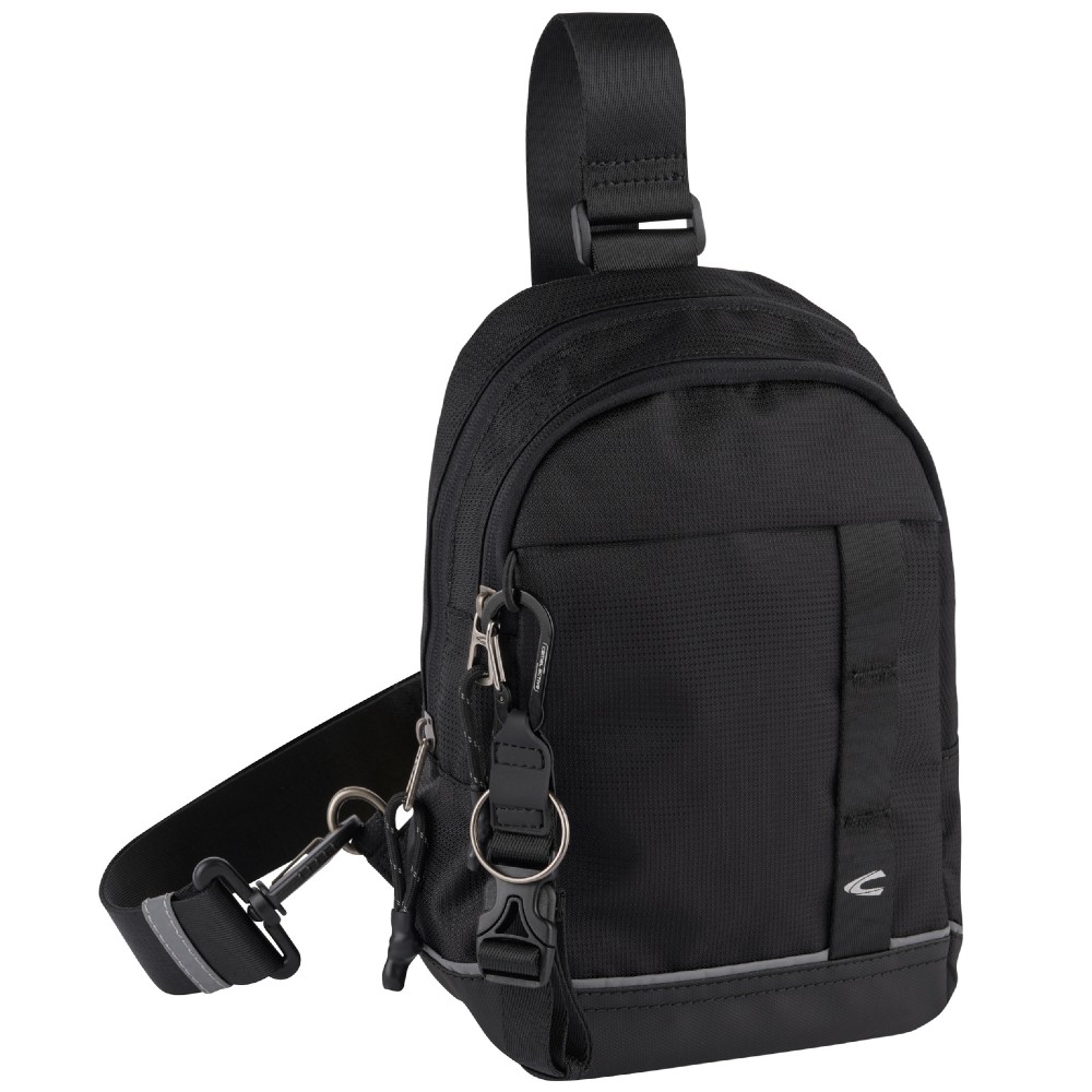 Camel Active 407-603-60 CONNECT Cross Bodybag/Ανδρική Τσάντα Στήθους Μαύρη Τσάντες