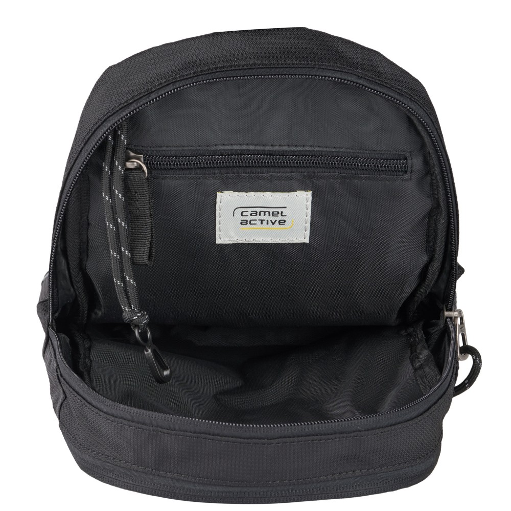 Camel Active 407-603-60 CONNECT Cross Bodybag/Ανδρική Τσάντα Στήθους Μαύρη Τσάντες