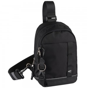 Camel Active 407-603-60 CONNECT Cross Bodybag/Ανδρική Τσάντα Στήθους Μαύρη Τσάντες