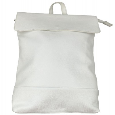 Domus Γυναικεία Τσάντα Πλάτης Backpack 41000090 Λευκή