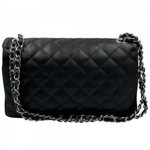 DOMUS Γυναικεία Τσάντα δέρμα Ιταλίας 41000718 Μαύρη Τσάντες